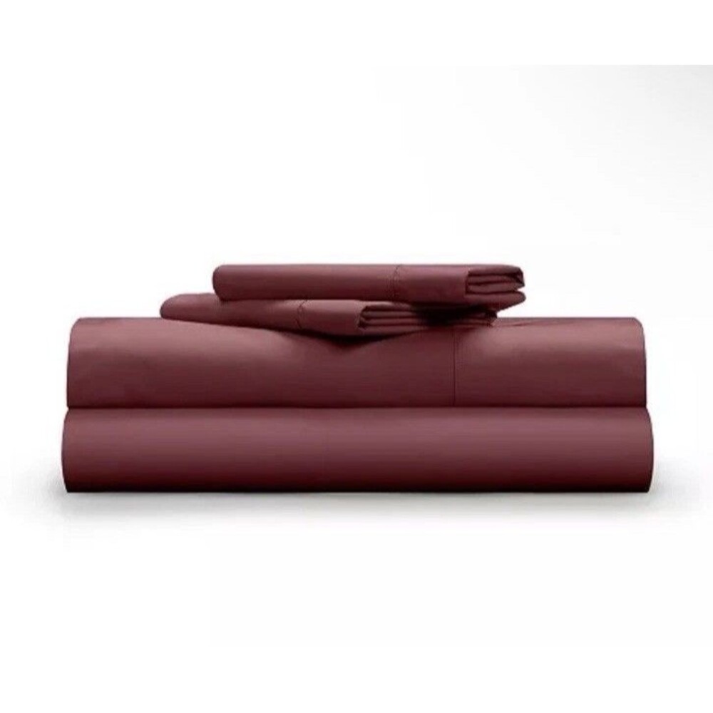 Pillow Gal 4PC Full Cotton Percale Classic Cool Crisp Sheet Set